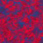 Preview: Viskosejersey Farnblätter Rot auf Royalblau